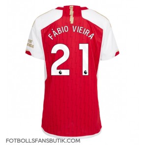 Arsenal Fabio Vieira #21 Replika Hemmatröja Damer 2023-24 Kortärmad